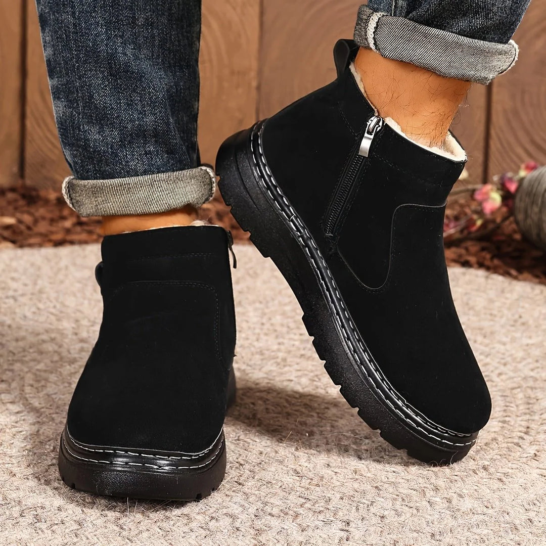 Paige | Women's Fleece Lined Side Zip Ankle Boots