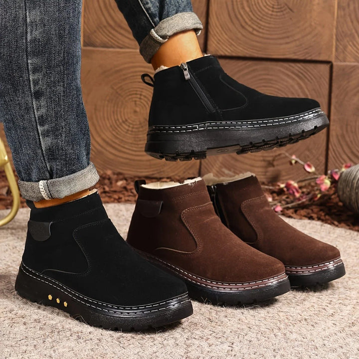 Paige | Women's Fleece Lined Side Zip Ankle Boots