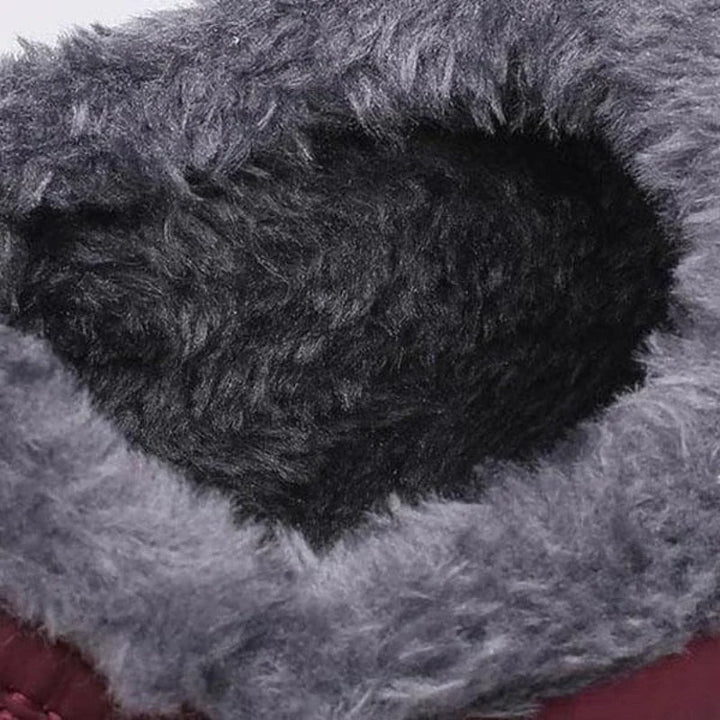 Pamela | Women's Faux Fur Lined Slip On Flat Ankle Boots