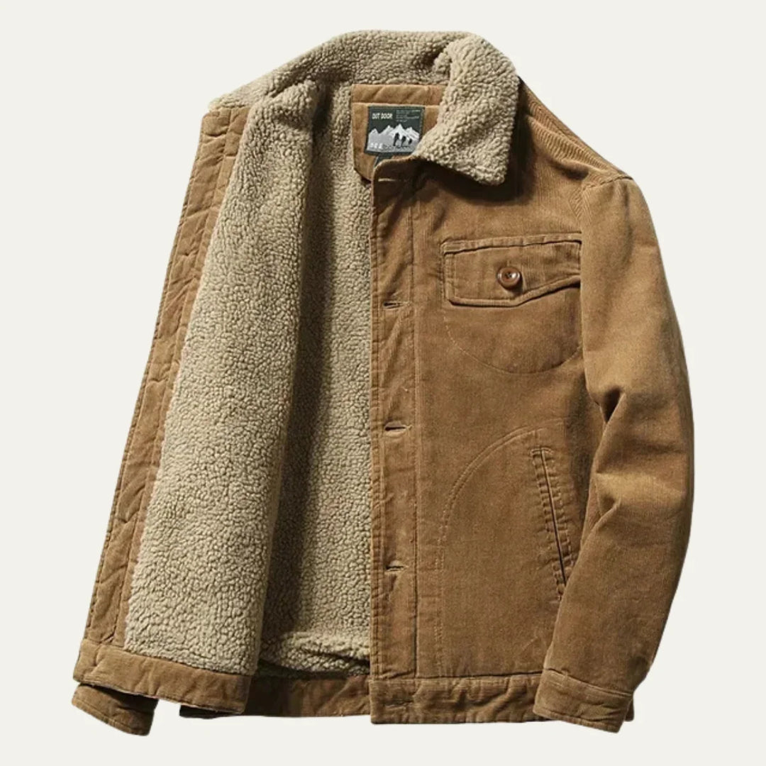 Patrick | Men's Button Front Lined Winter Jacket
