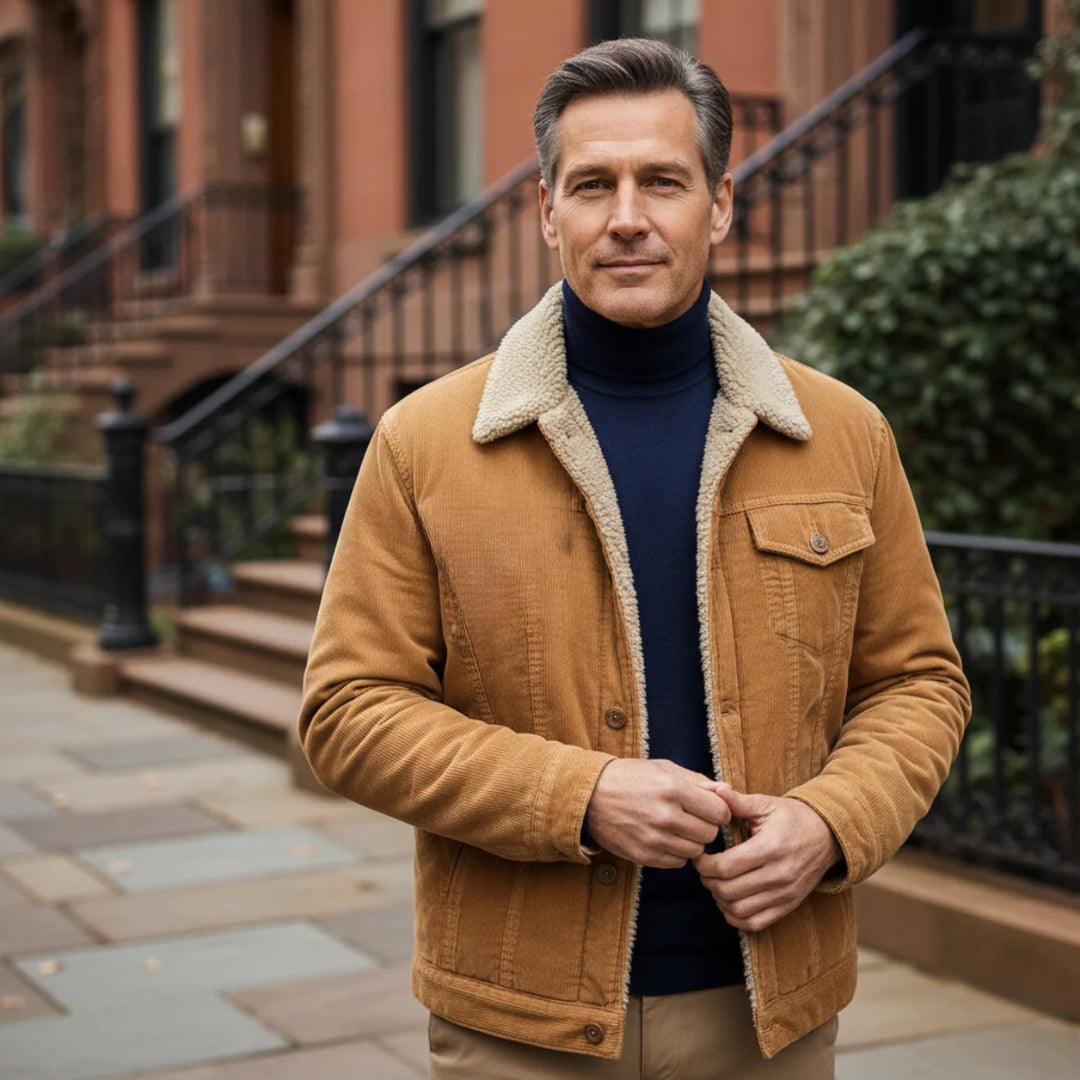 Patrick | Men's Button Front Lined Winter Jacket