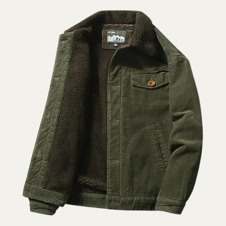Patrick | Men's Button Front Lined Winter Jacket