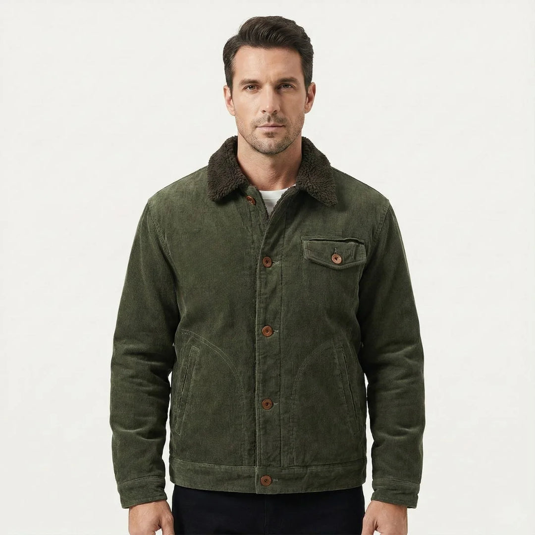Patrick | Men's Button Front Lined Winter Jacket