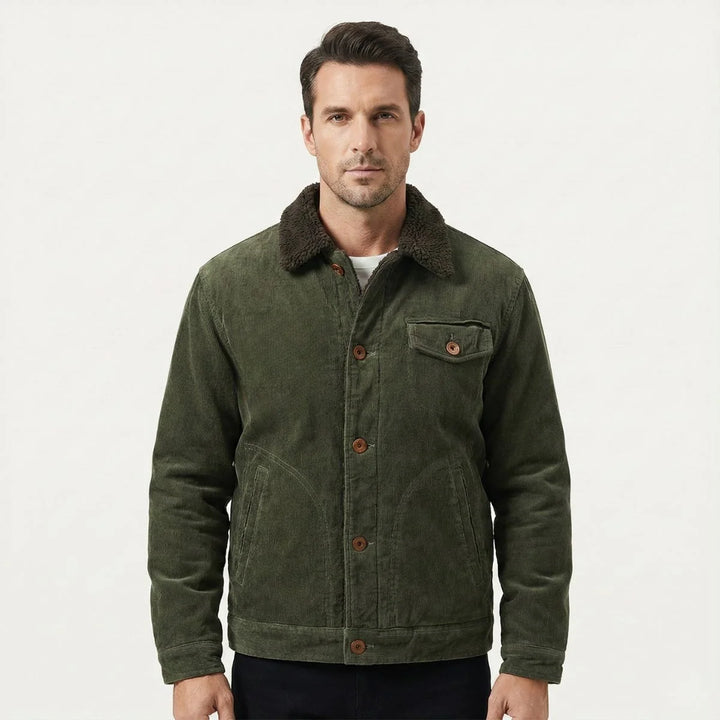 Patrick | Men's Button Front Lined Winter Jacket