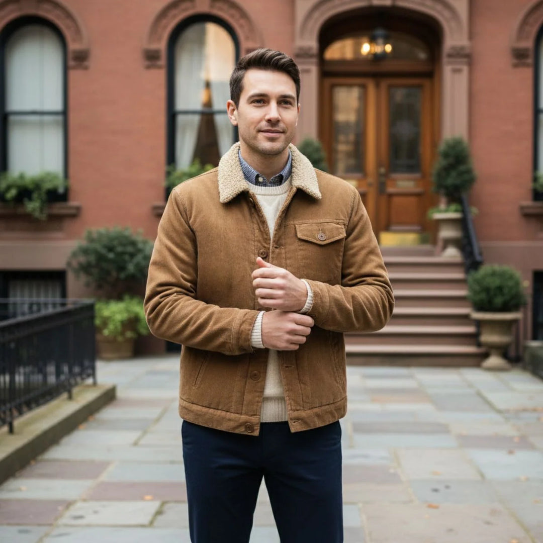 Patrick | Men's Button Front Lined Winter Jacket