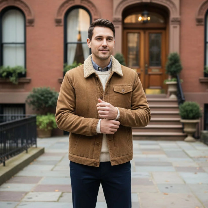 Patrick | Men's Button Front Lined Winter Jacket