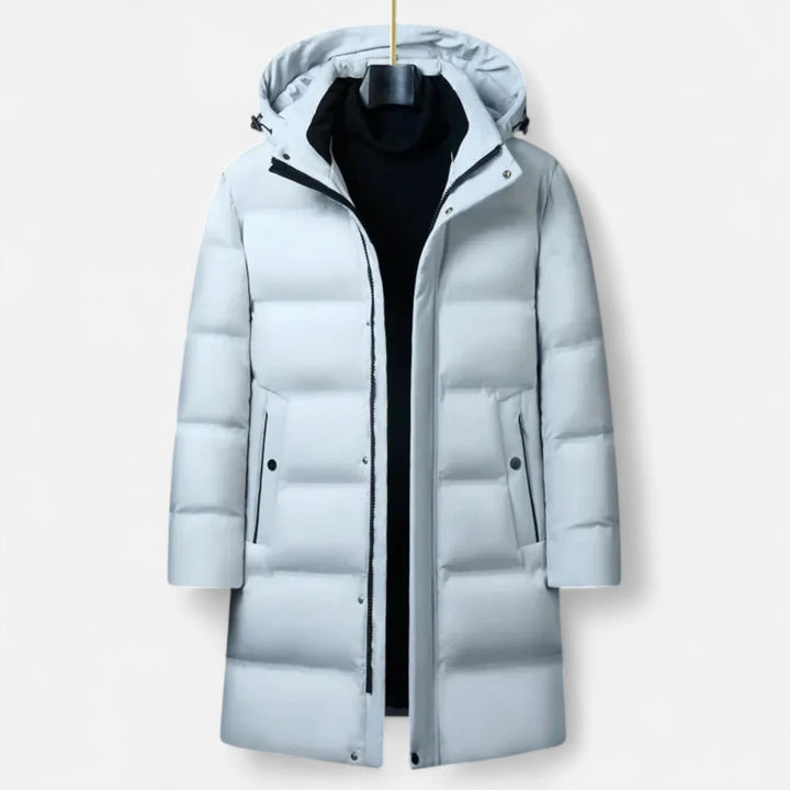 Paul | Men's Hooded Zip Up Long Puffer Parka