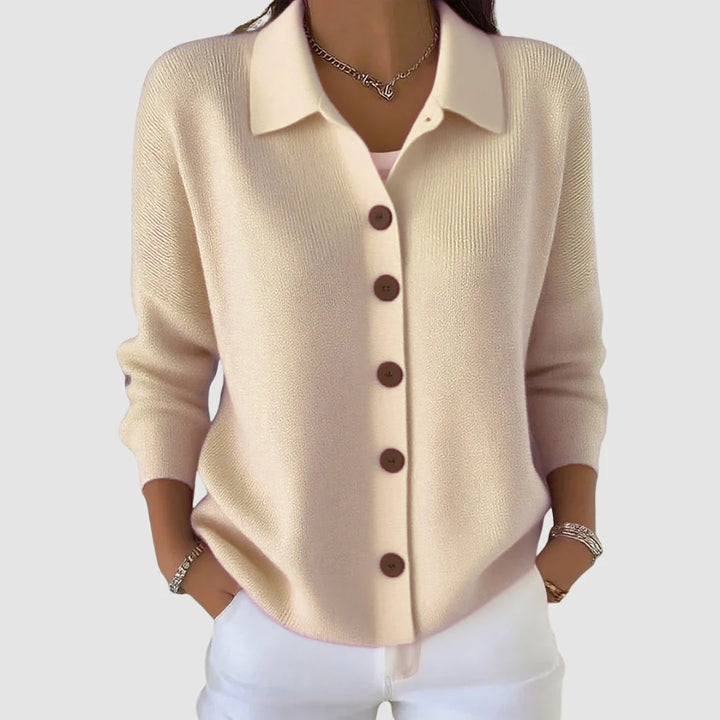 Peggy | Women's Button-Up Collared Cardigan