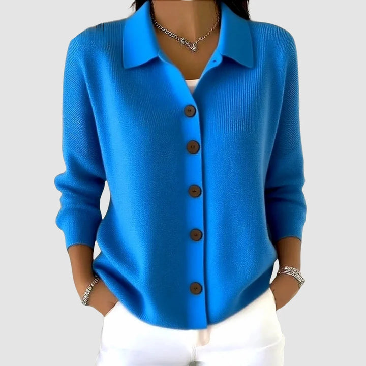 Peggy | Women's Button-Up Collared Cardigan
