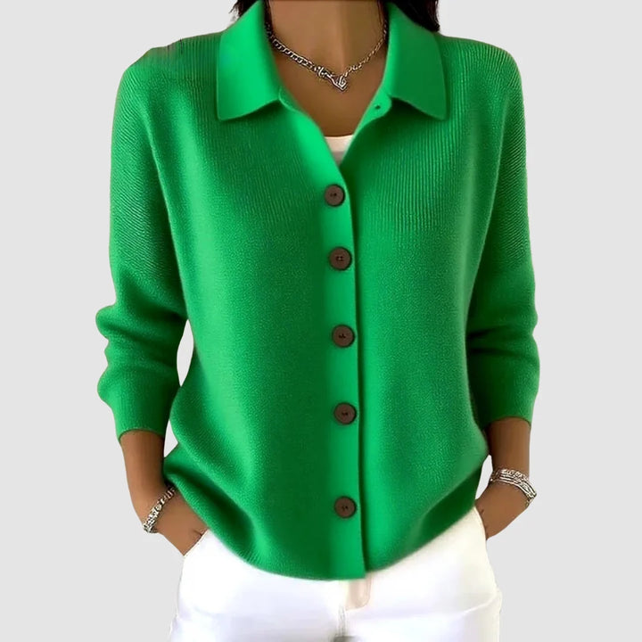 Peggy | Women's Button-Up Collared Cardigan