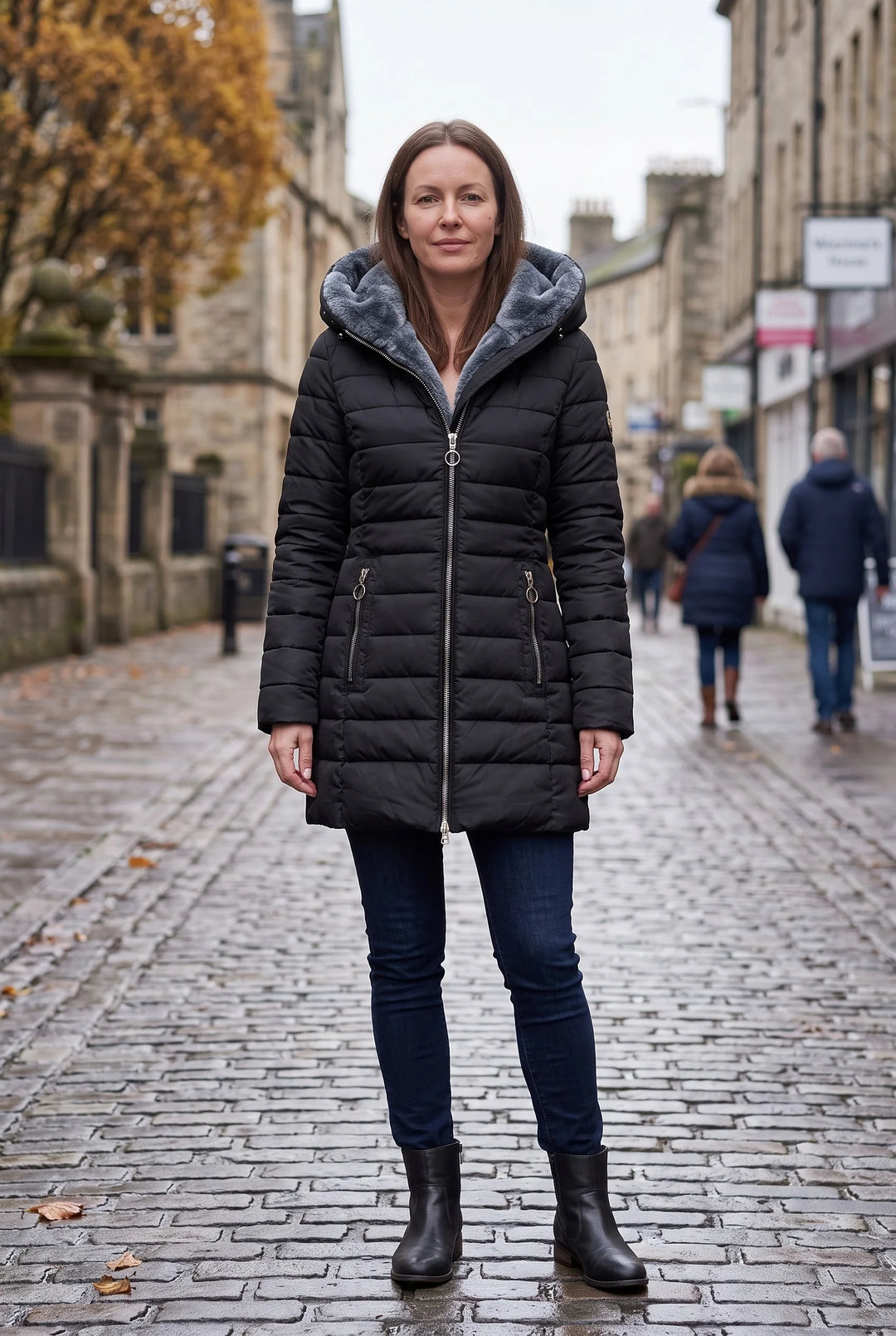 Penny | Women's Faux Fur Hood Padded Parka Winter Coat