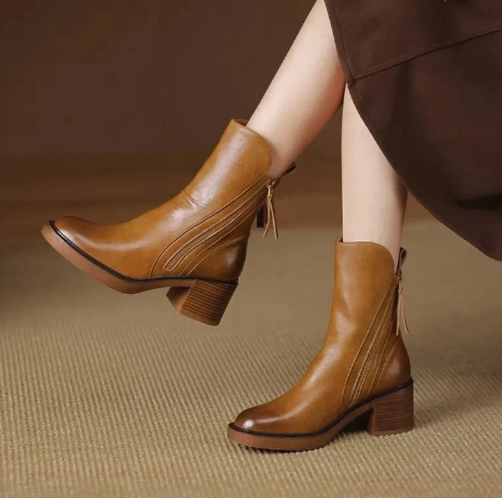 Phyllis | Women's Block Heel Ankle Boots