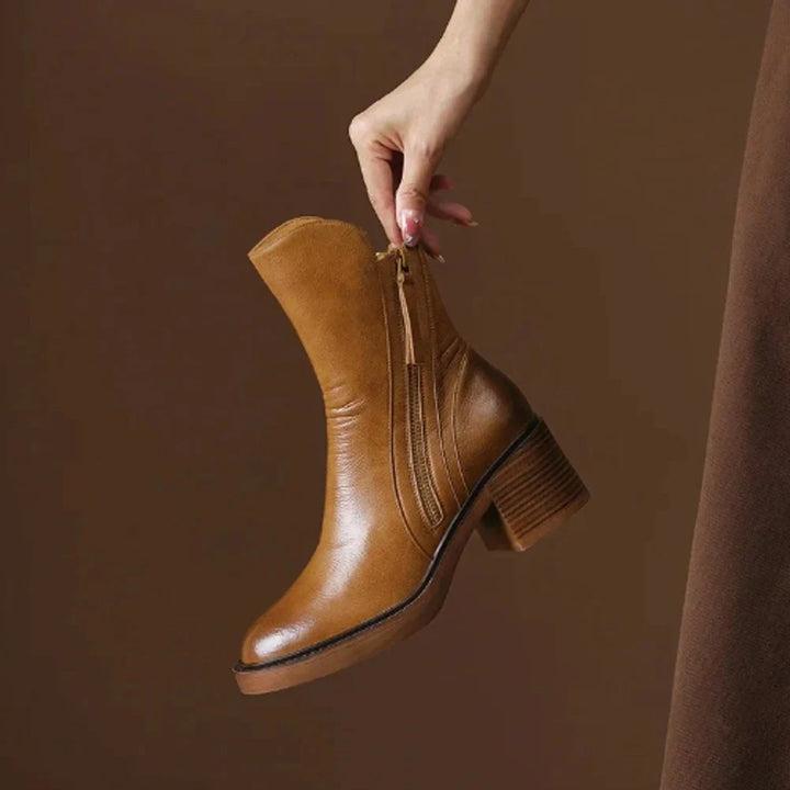 Phyllis | Women's Block Heel Ankle Boots