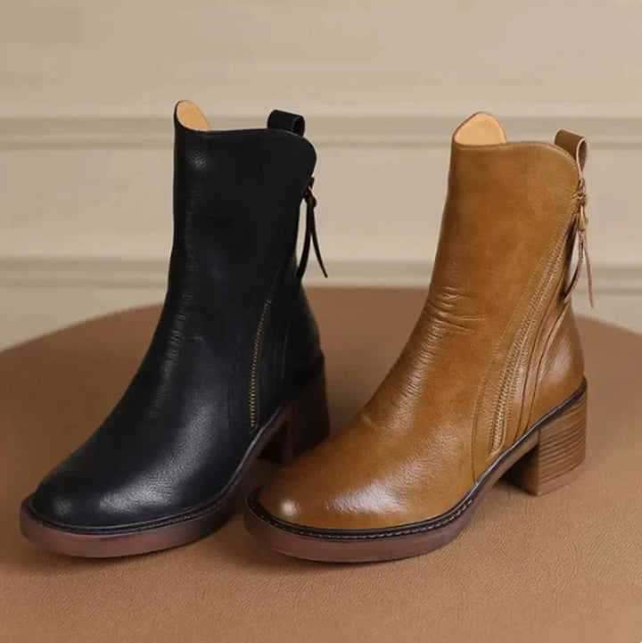 Phyllis | Women's Block Heel Ankle Boots