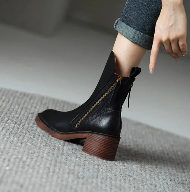 Phyllis | Women's Block Heel Ankle Boots