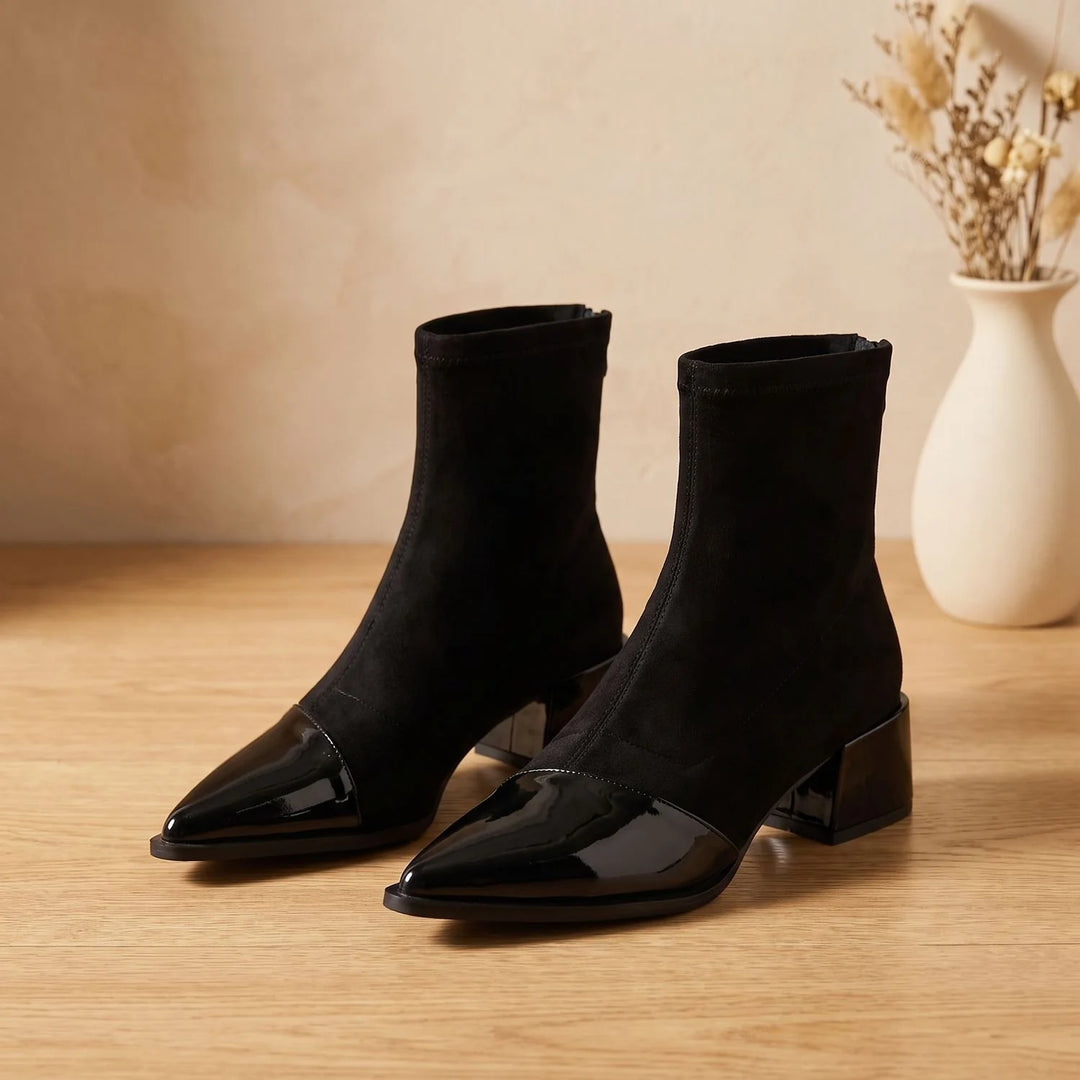 Pippa | Women's Block Heel Pointed Toe Boots