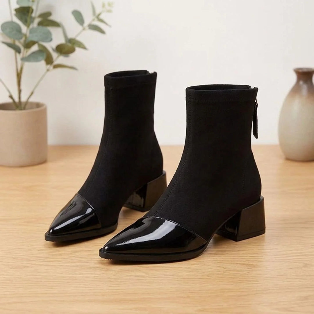 Pippa | Women's Block Heel Pointed Toe Boots