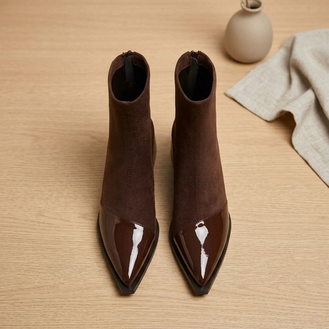 Pippa | Women's Block Heel Pointed Toe Boots