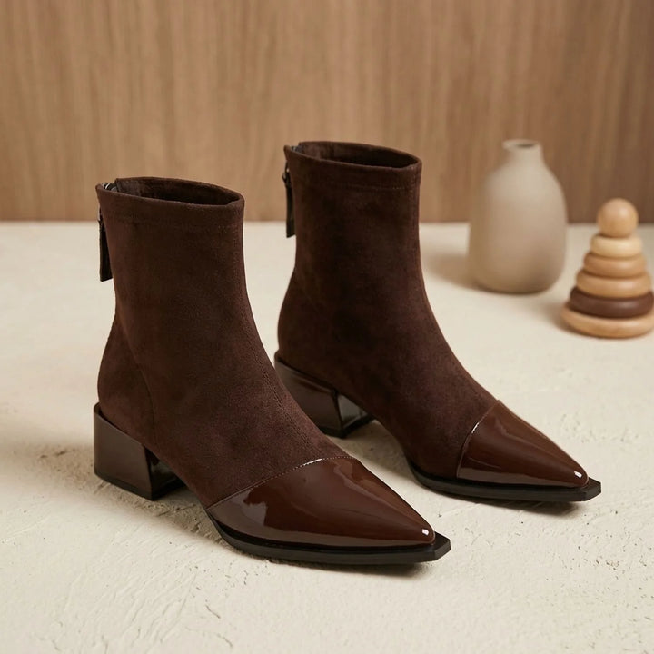 Pippa | Women's Block Heel Pointed Toe Boots