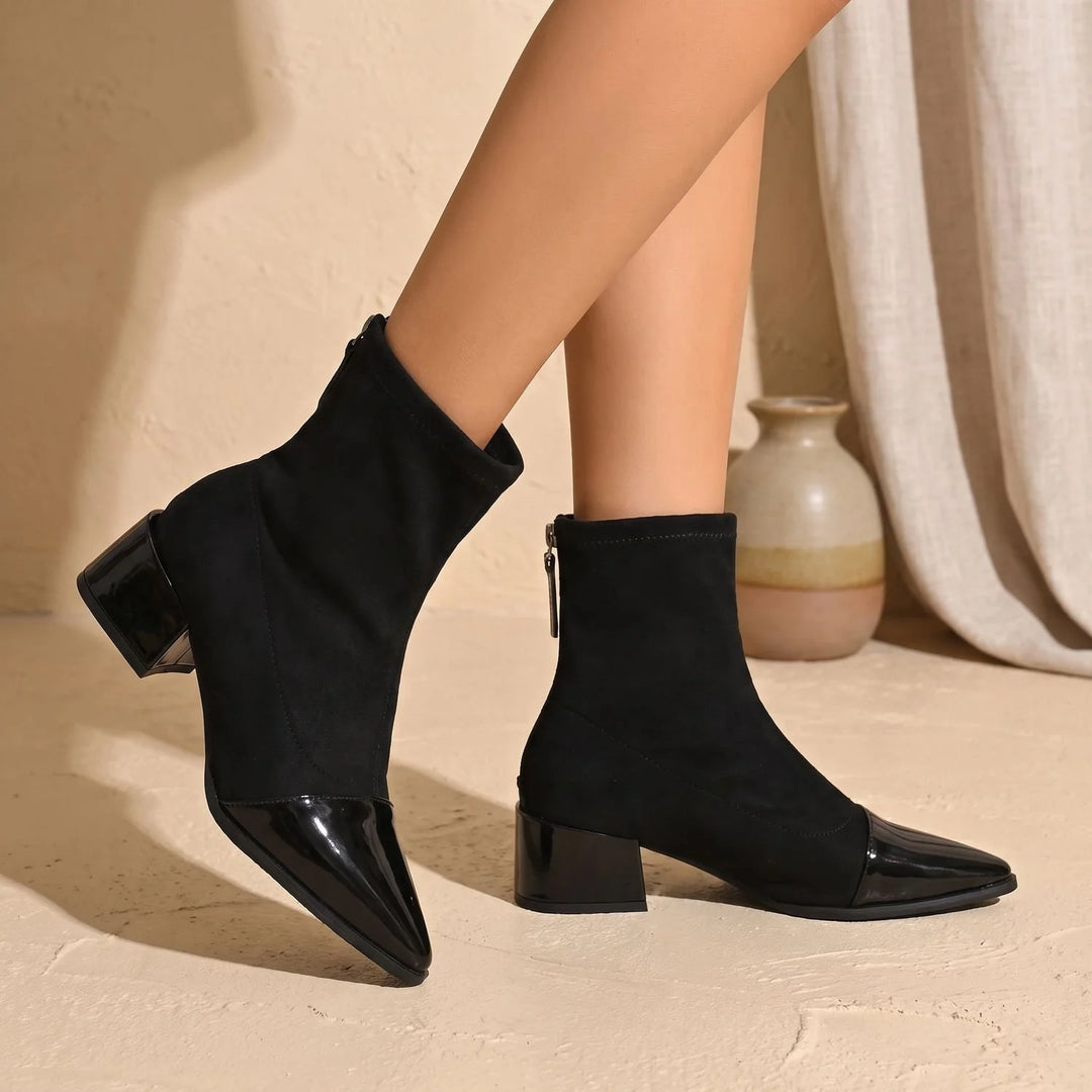 Pippa | Women's Block Heel Pointed Toe Boots