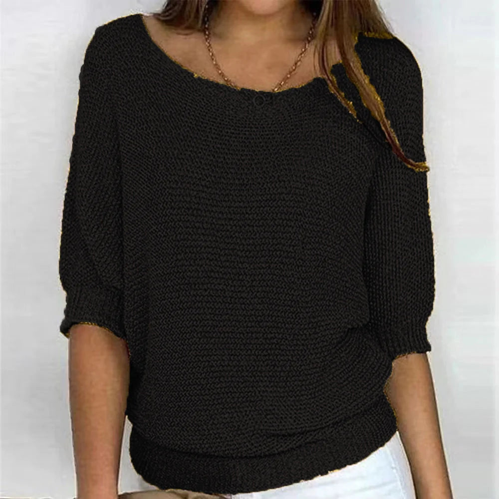 Rachel | Women's Relaxed-Fit Knit Sweater
