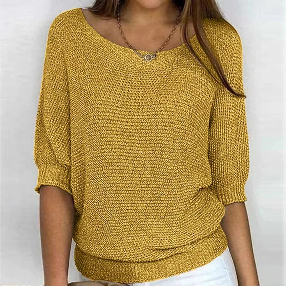 Rachel | Women's Relaxed-Fit Knit Sweater