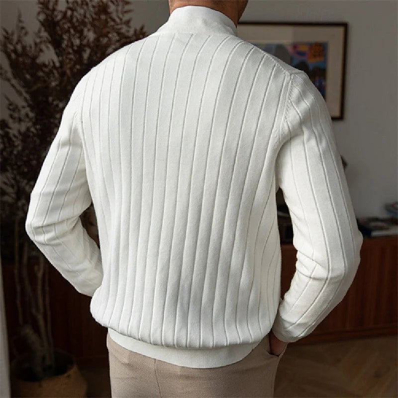 Raymond | Men's Ribbed V-Neck Button Cardigan