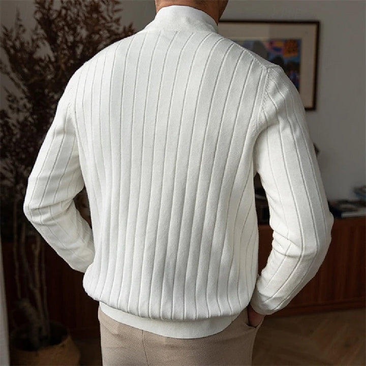 Raymond | Men's Ribbed V-Neck Button Cardigan