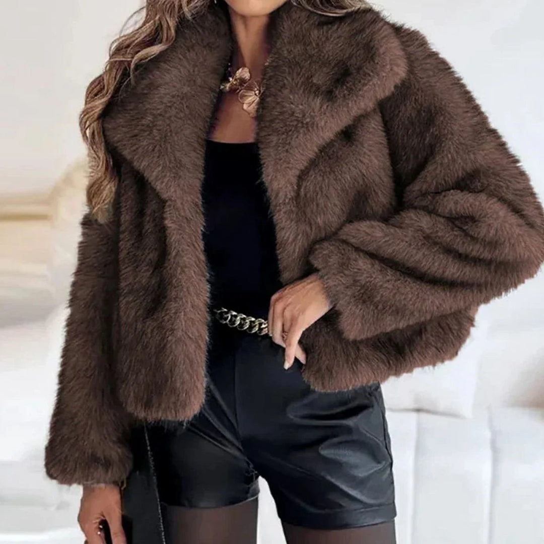 Roxanne | Women's Relaxed-Fit Fuzzy Coat
