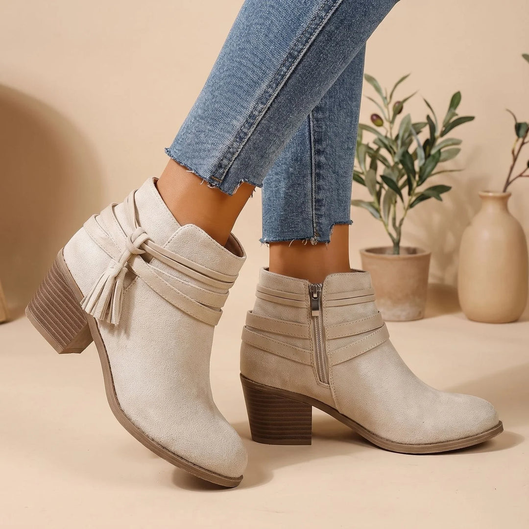 Sadie | Women's Tassel Strap Western Boots