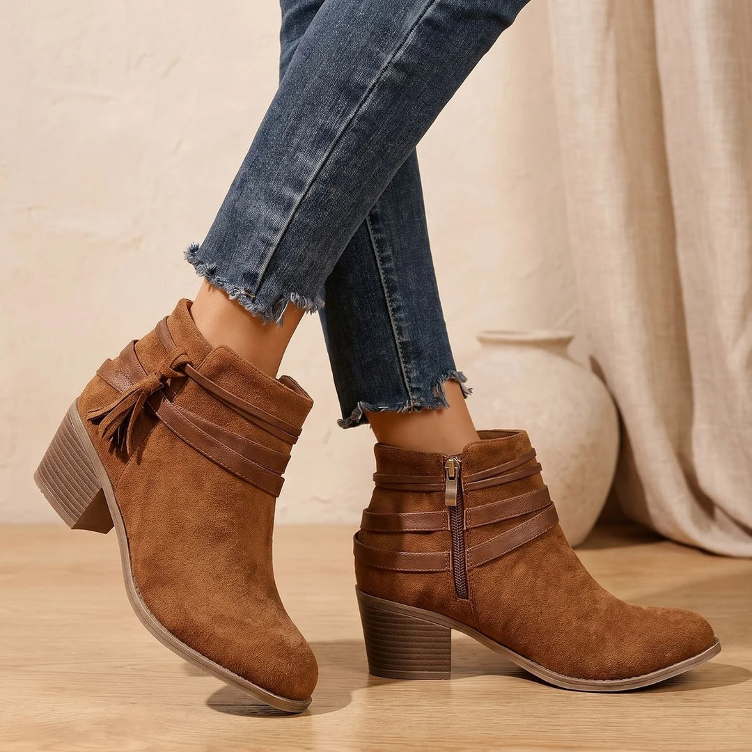 Sadie | Women's Tassel Strap Western Boots