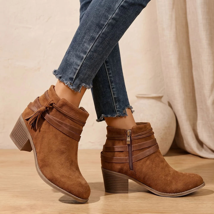 Sadie | Women's Tassel Strap Western Boots