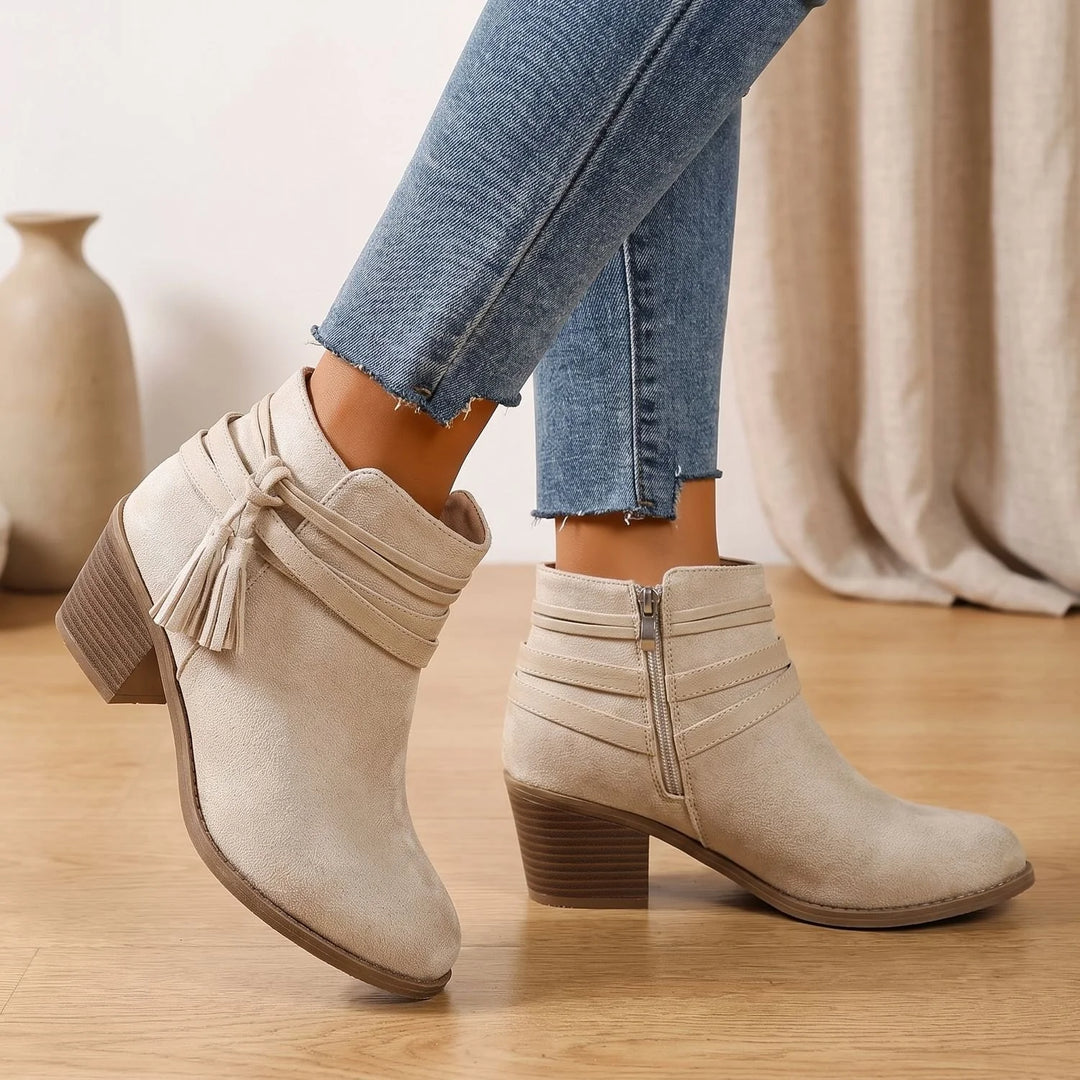 Sadie | Women's Tassel Strap Western Boots