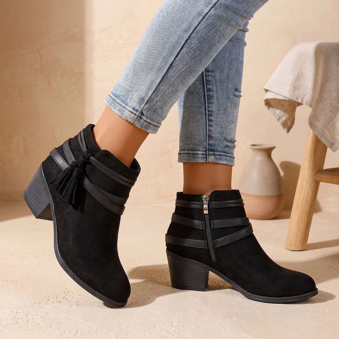 Sadie | Women's Tassel Strap Western Boots