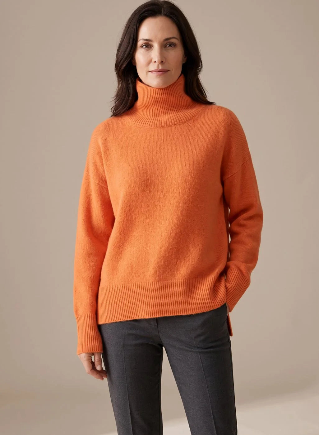 Samantha | Women's Relaxed Turtleneck Sweater