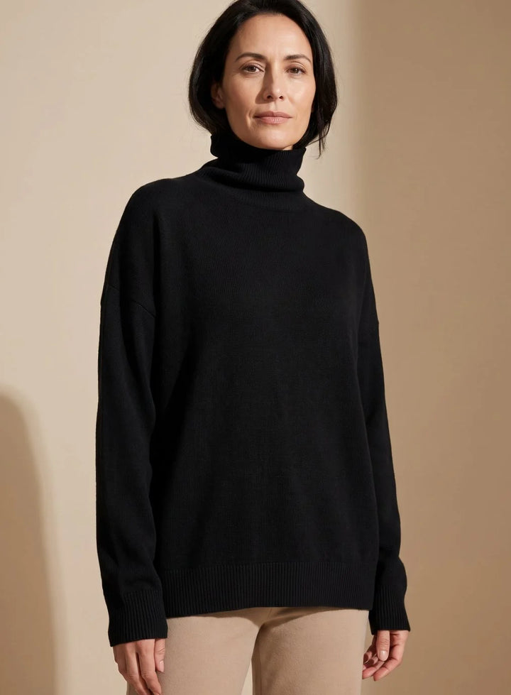 Samantha | Women's Relaxed Turtleneck Sweater