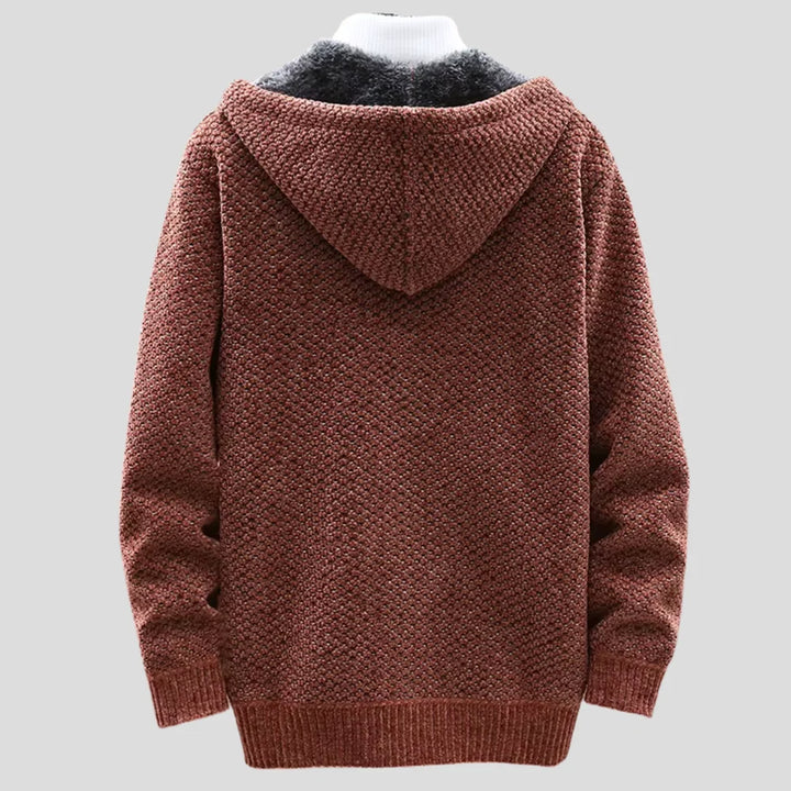 Sandeep | Men's Hooded Zip-Up Cardigan