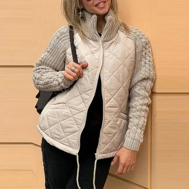 Sandrine | Women's Quilted Hybrid Jacket