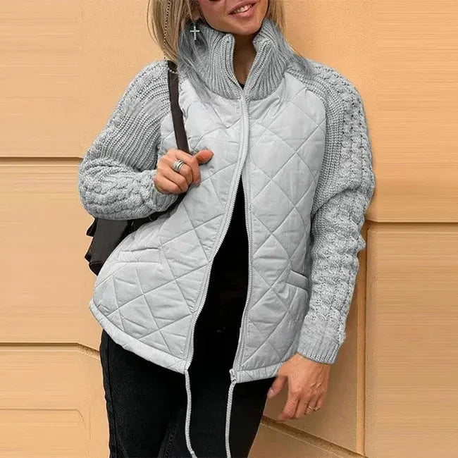 Sandrine | Women's Quilted Hybrid Jacket