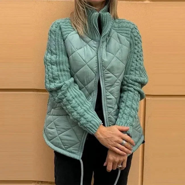 Sandrine | Women's Quilted Hybrid Jacket