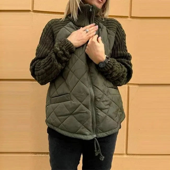 Sandrine | Women's Quilted Hybrid Jacket