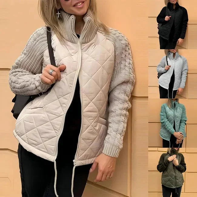 Sandrine | Women's Quilted Hybrid Jacket