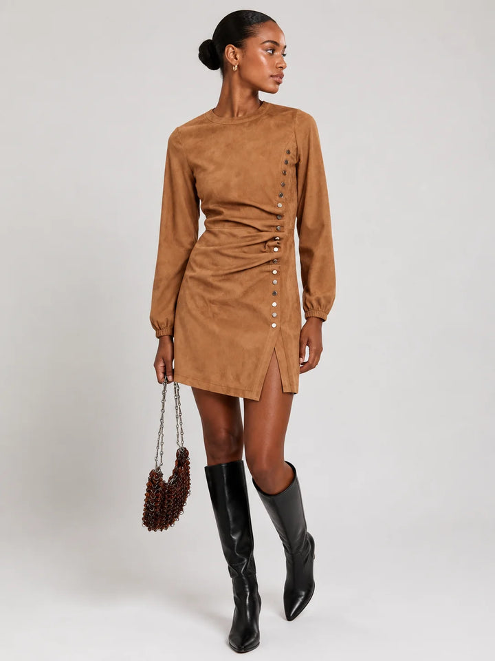 Sandy | Women's Button-Front Shirt Dress