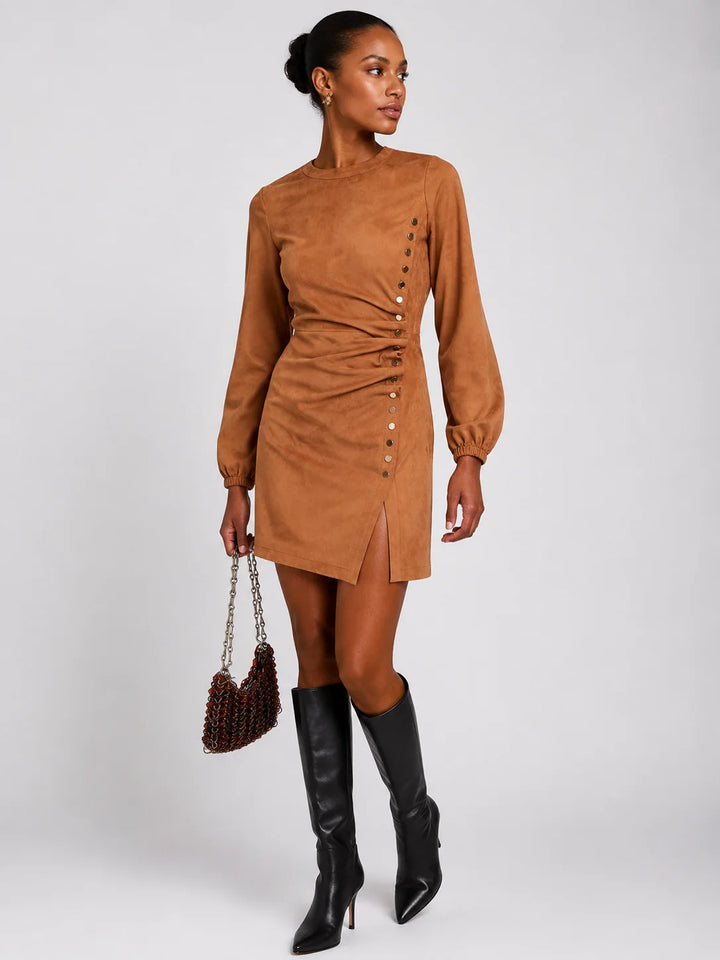 Sandy | Women's Button-Front Shirt Dress