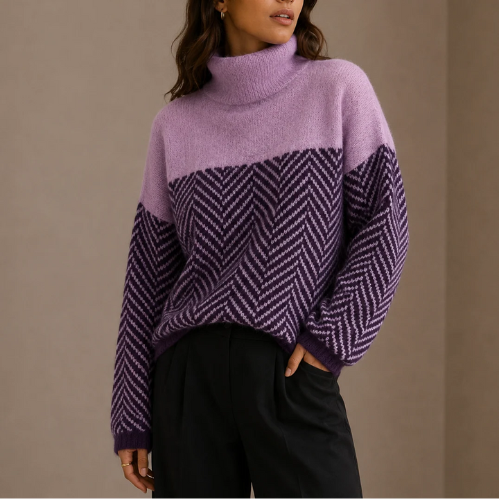 Sasha | Women's Oversized Turtleneck Sweater
