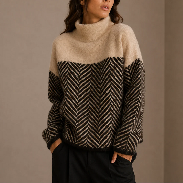Sasha | Women's Oversized Turtleneck Sweater
