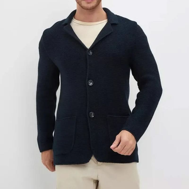 Scott | Men's Notch Lapel Knit Single Breasted Suit Jacket