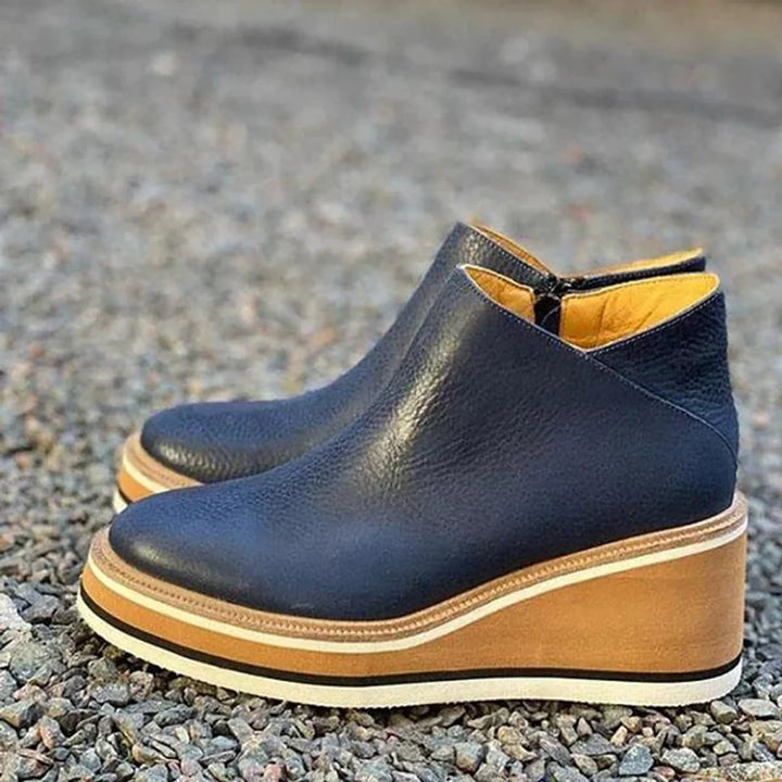 Shawna | Women's Platform Wedge Ankle Boots