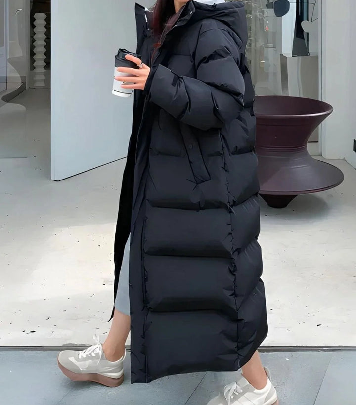 Sienna | Women's Oversized Hooded Maxi Long Puffer Coat