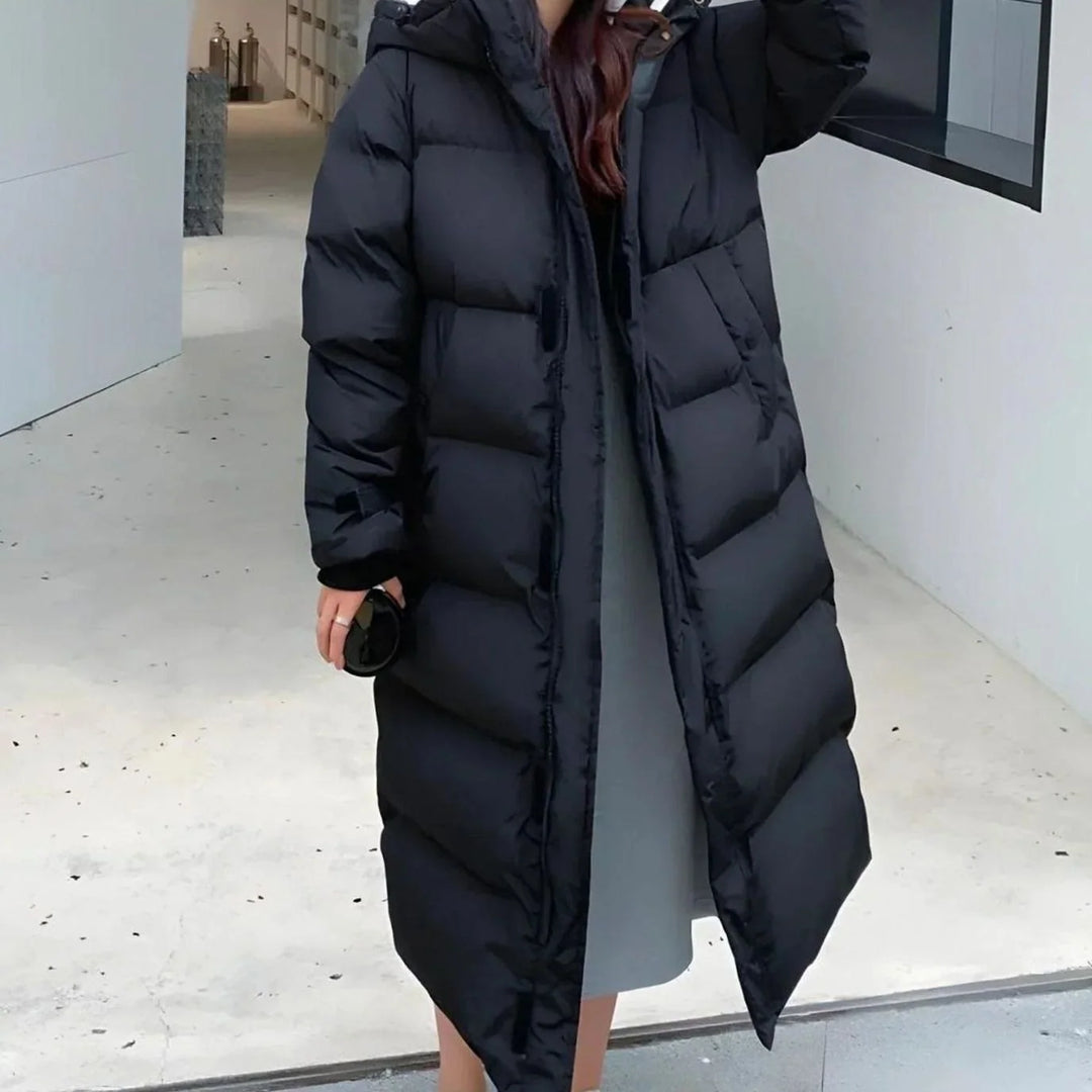 Sienna | Women's Oversized Hooded Maxi Long Puffer Coat